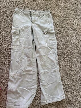 Target Kids Cargo Jeans in Light Tan